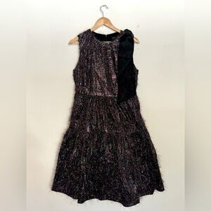 Halogen x Atlantic-Pacific Bow Tinsel A-Line Dress Size 10